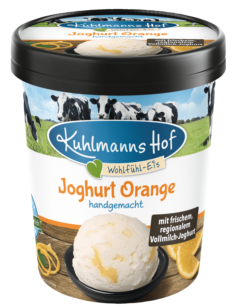 Joghurt-Eis Orange