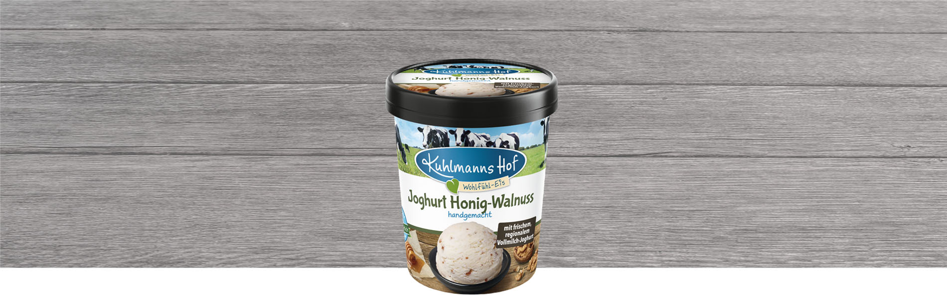 Joghurt-Eis Honig-Walnuss